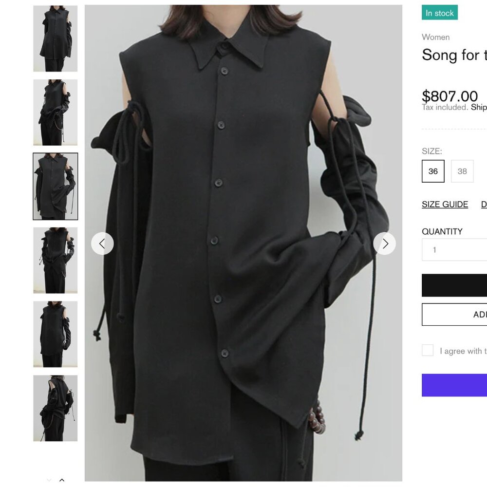 Topshop Shoulder Cutout Dress/Tunic with Ties
